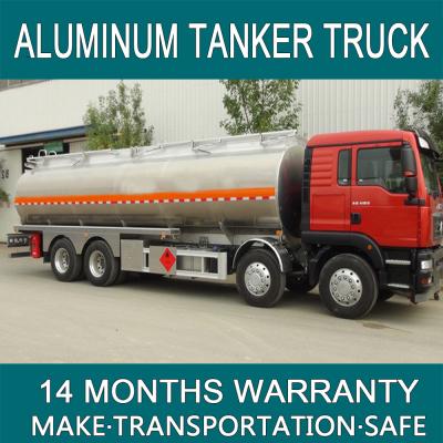 China Aluminum Alloy 5083/5182/5454 8000L Axles 4x2 Water Tank Stainless Steel Drinking Water Tanker Truck for sale