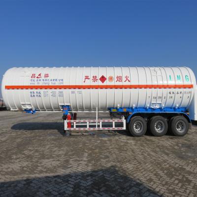 China Factory Low Price 3 Axles CO2 Liquid Oxygen Liquid Oxygen LNG Liquid Ammonia Tank Truck Trailer ASME ISO Tank Truck Standard Semi Truck Trailer for sale