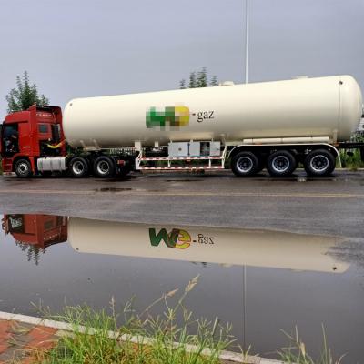 China Factory Price Trailer Truck Axles LPG Propane Tank Tanker Semi Trailer 60000 Liters LPG Seeker Semi Trailer Gas Tank Truck Semi Trailer for sale