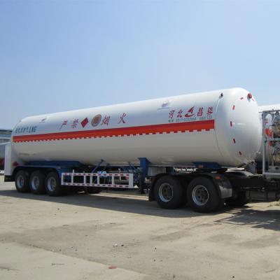 China Semi Truck Trailer China Capacity 3 Axle Liquid Nitrogen Gas LNG Tanker Trailer For Sale for sale