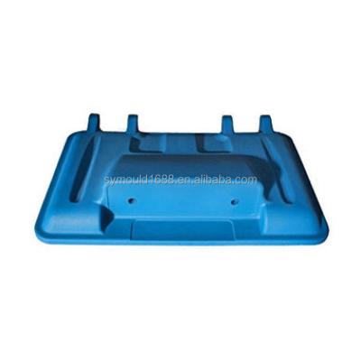 China Rotomolding aluminum mold for dust bin cover for sale