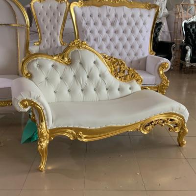 China EUROPEAN Queen King Throne Sofa Chairs For Bride And Groom Royal White Wedding Carving Decor Sofa for sale