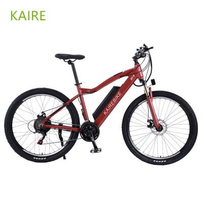 China OEM service 27.5 inch full aluminum alloy service 21 inch gear suspension front fork lithium battery mtb e bike Te koop