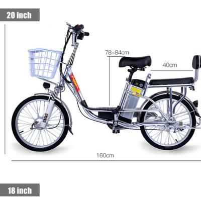 China Factory direct sale aluminum alloy 20 inch alloy frame city e bike electric bicycle for sale