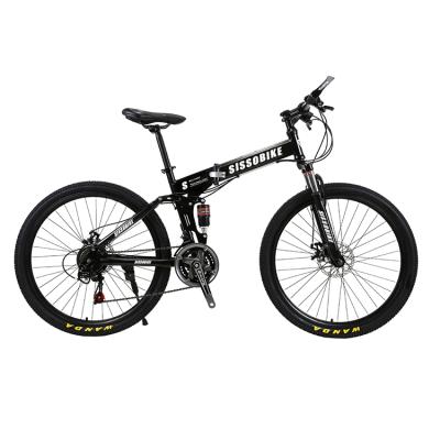 중국 Steel Wholesale Full Suspension Folding Mountain Bike 24 Speed ​​26 Inch Mountain Bike Bicycle 판매용