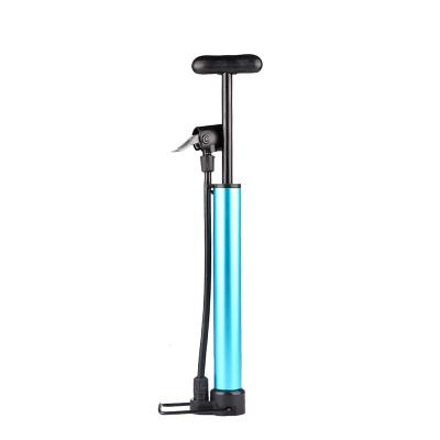 China Aluminum Bike China Mountain Bike Pump Portable Wholesale Mini Pump Blue Bicycle Pump for sale