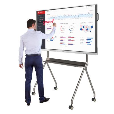 China Advertising 55 65 75 Class 86 Inch Digital Touch Screen Interactive Flat Panel Smart Panel Whiteboard Smart Board for sale