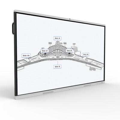 China Advertising Wholesale Price Multi Dots LCD Interactive Flat Panel All In One PC Monitor Capacitive Touch Screen Smart Board for sale