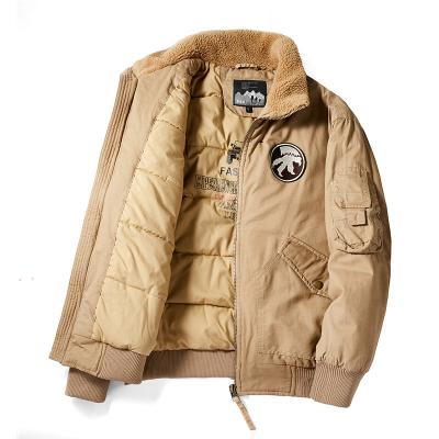 China Wholesale Breathable Winter Warm Coat Jacket Plus Size Military Jacket And Cotton-padded Outdoor Men Bomber Jacket Coats for sale