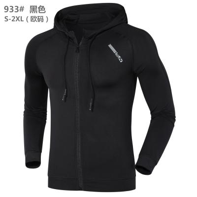 China 2021 New Style Breathable OutdoorJoggers Hoodie Fitness Clothing Men Fitted Jackets Sports Jogging High Quality Wear OEM Services for sale