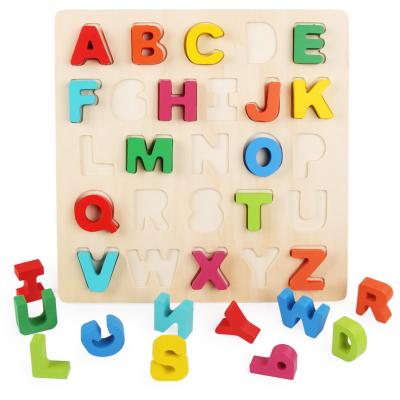 China High Quality Smart Wooden DIY TOY Jigsaw Puzzle Toy Letter Puzzle Board For Preschool Children for sale