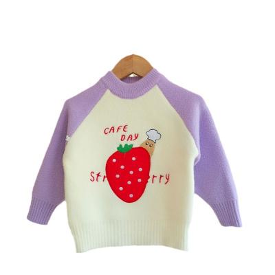 China Breathable Child Girls Sweater Baby Girls Winter Clothes Child Cute Knitted  pullover Sweaters Children Clothing for sale