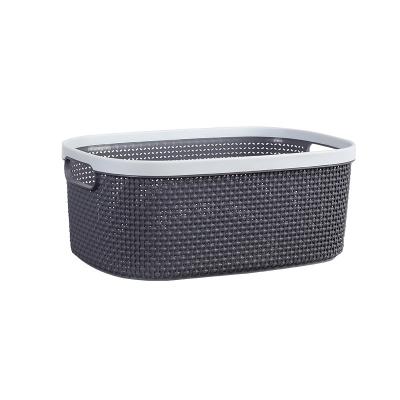 China Sustainable Plastic storage basket, circular hole tabletop, miscellaneous basket,bathroom multifunctional  storage  organizer case for sale