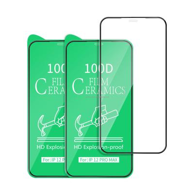 China Flexible Cell Phone Screen Glass Ceramic Film Phone Screen Protector 9D 21D 100D for iphone for itel for redmi Full Cover Anti-broken for sale