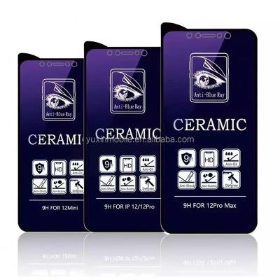 China For Poco M4 Pro Ceramic 5G Anti Blue Light Purple Screen Protector Clear Film Protect Eyes For Iphone/Samsung/redmi/Tecno/itel/oppo/spark for sale