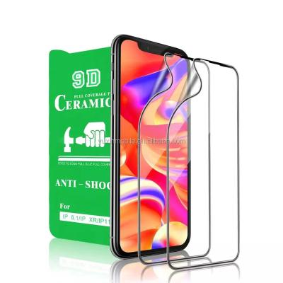 China Full Coverage 9D Ultrathin Ceramic Screen Protector For iPhone X Xs Max Screen Protector Tempered Glass 9D Ceramic Screen Protector for sale