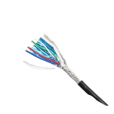 China Filler cable for telephone UL 2725 cable 28AWG braid shield for telephone cable electrical awm coaxial filler wires for sale