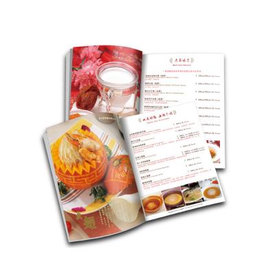 China paper & Cardboard Custom Printed Coated Paper Menu And Promotion Food Flyer High Quality for sale