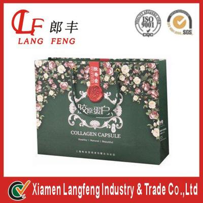 China Recyclable Custom Paper Bag Clothing Shopping Bag Gift Packaging Handbag White Youchuang OEM Customized LOGO Industrial Surface Packing Pcs for sale