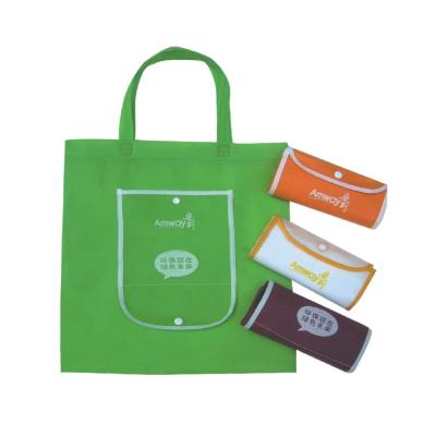 China Custom Multicolor Running Reusable Ultrasonic Grocery Folding Logo Printing Fast Delivery Cheap Packaging Tote Non Woven Shopping Bag for sale