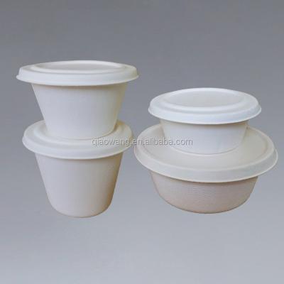 China New Wholesale Eco Friendly Disposable Food Disposable Paper Bowl Biodegradable Ice Cream Bowls With Lid for sale