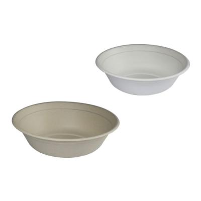 China Modern Eco-friendly Degradable Food Bowl Tableware Sugarcane Fiber Bagasse Paper Pulp Salad Bowl for sale