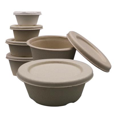 China Drinking Cup 2021 Newly Compostable Compostable Sugarcane Bagasse Sauce Cup Disposable Cup for sale