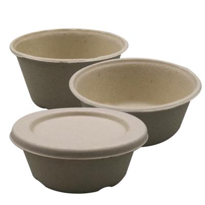 China Oil And Water Proof Biodegradable Compostable Microwave Bagasse Party Safe Disposable Cups for sale