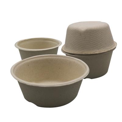 China Biodegradable Disposable Drinking Cup Bagasse 2oz Pulp Party Cups With Lids for sale