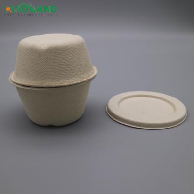 China Modern Biodegradable Disposable Container Food Grade Seal Mini Bagasse Sauce Cup 30ml for sale