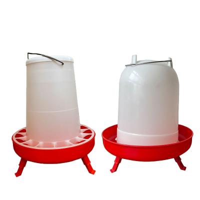 China Farms plastic chicken drinker and feeder with legs for chicken farm equipment for sale