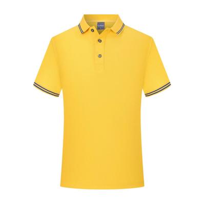 China 2022 Men's Fashion Brand Golf Polyester Polo Shirt Cotton Breathable Different Color T Collar Subliminal Pattern for sale