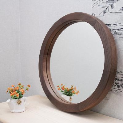 China Wholesale Custom Antique Wooden Bathroom/Wall/Wall Dresser Mirror Decorative Home Decoration for sale