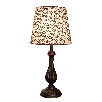 China Unique Antique Vintage Bedroom Antique Bedroom Table Lamp Table Cover Wooden Metal for sale