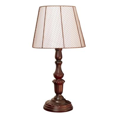 China New Design Antique Creative Antique Gift Solid Wood Table Lamp Art Craft Desk Table Lamp for sale