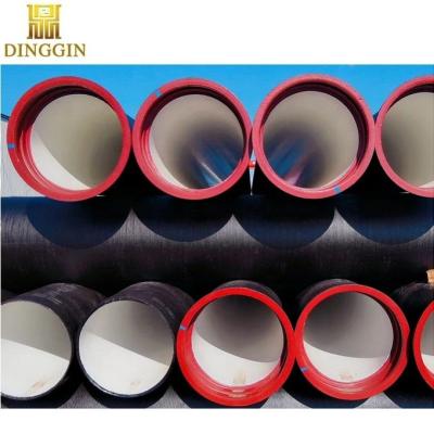 China Water Supply BS EN545 Flanged Joint Malleable Iron Pipe Epoxy DN500 DN600 DN800 Lined Portable Malleable Iron Water Plant Cement Coated for sale