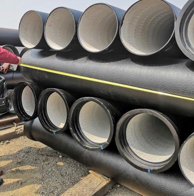 China Ductile Iron Pipe EN545 / ISO2531 Class K9 Class C Customized Interior Mortar Lining For Sewage Water for sale