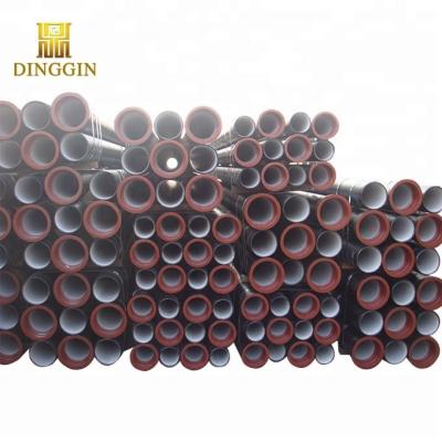 China Water Supply ISO2531, EN545, EN598 Bitumen Coated Ductile Iron Pipes Manufacture Export To Middle East for sale