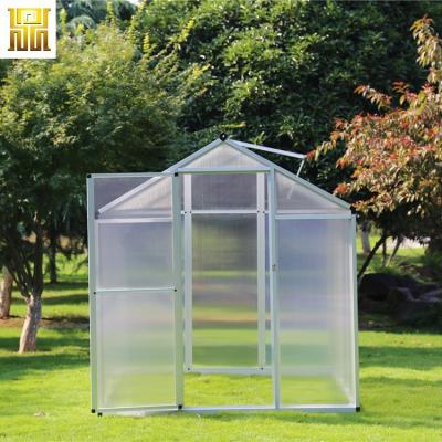 China Easily Assembled Chinese Aluminum Grow Greenhouse For Plant / Flower / Vegetables for sale