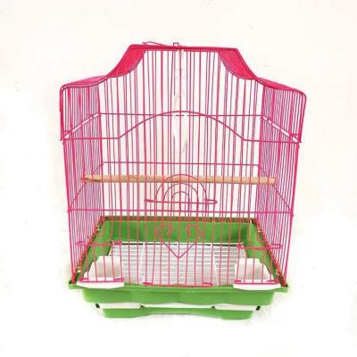 China Simple Viable Custom Porcelain Small Stainless Steel Parrot Bird Cage for sale