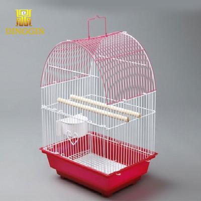 China Wholesale Viable Metal Iron Wire Folding Birdcage Rabbit Pigeon Cage for sale