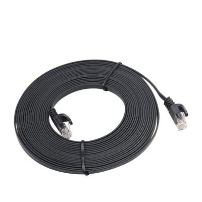 China Category 6 30 A.W.G. bare copper flat patch cord for the YU-44 computer for sale