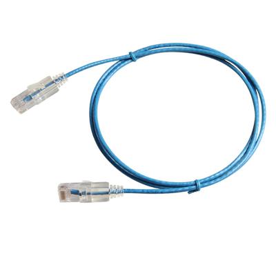 China Slim 30AWG Ethernet Patch Cable Category 6 RJ45 Patch Lead BOOT for sale