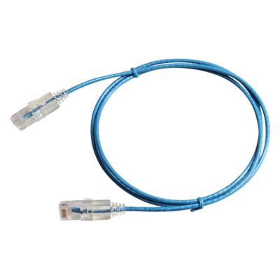 China Thin Unshielded Cat6 30AWG PVC Ethernet Patch Cable BOOT for sale