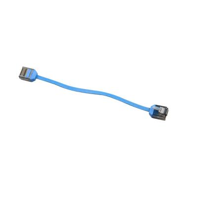 China cat6a 34awg YU-72 flat RJ45 PVC plug Ethernet network patch cord for sale