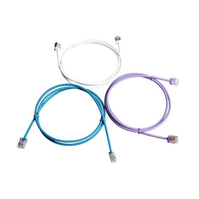 China Cat6 34awg Copper Rejected PVC Patch Cord For YUS-59 Computer for sale