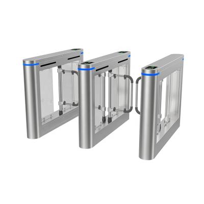 China Factory Price Goods Tested Stainless Steel Rfid Card Metro Station Security Revolve Swing Turnstile Gate AKT321 for sale