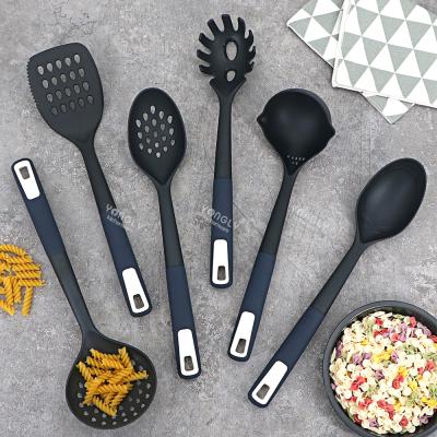 China Sustainable Cookware Set Nylon Kitchen Gadgets Set Private Label Cookware Heat Resistant 6 Pieces Set for sale