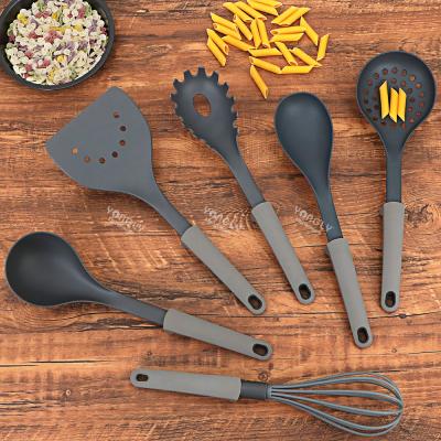 China Sustainable Kitchen Gadgets Spatulas Cooking Tool Kit Nylon Kitchen Cookware Kits for sale