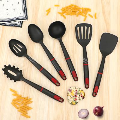 China Sustainable Nylon Utensil Set Kitchenware Heat Resistant Nonstick Cooking Set for sale